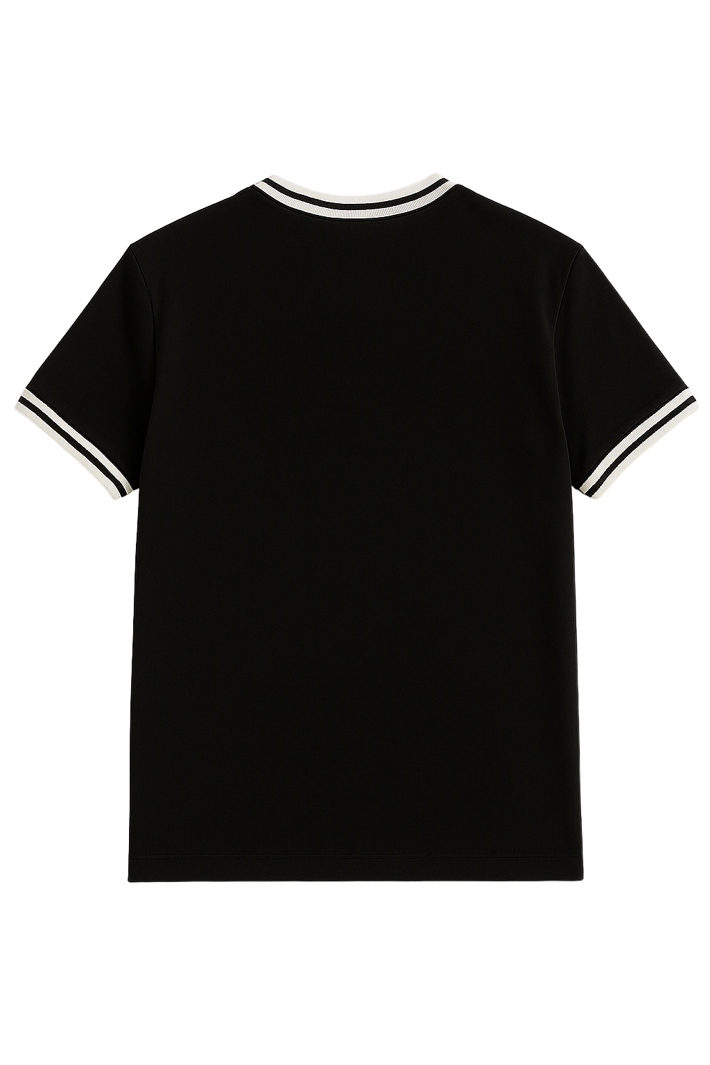 POLO DUAL STRIPE BLACK